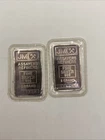 Qty 2 Sealed JM 5 Gram 999 Fine Silver Bar JOHNSON MATTHEY Assayers