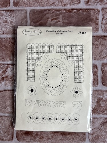 Joanna Sheen. Christine Coleman Lace Petals Rubber Stamps - Picture 1 of 2
