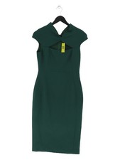 Karen Millen Bodycon Midi Dress UK6 in Green RRP £209