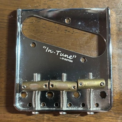 [Guter Zustand] GOTOH In-Tune Bridge Silber