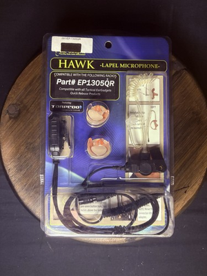 #ad #ad Hawk Lapel Mic Quick Release Replacement Earpiece Kit EP1305QR Police Headset $49.50