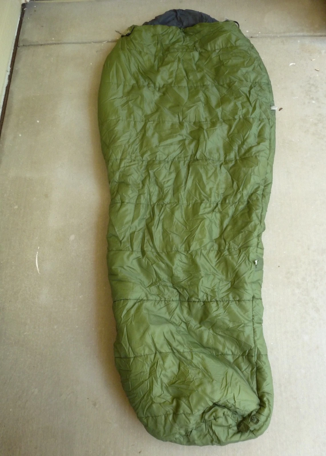 Vtg Kelty Stratus 35° Sleeping Bag Green Ripstop Camping Hiking 31x78 Nylon Y2k