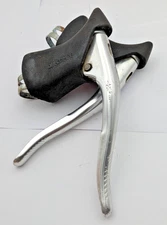DIA COMPE Aero BRS BLAZE Brake LEVERS SILVER DROP BAR BLACK HOODS