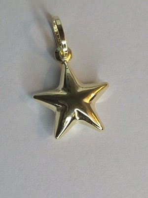 9CT Yellow Gold 13MM X 20MM Star Pendant