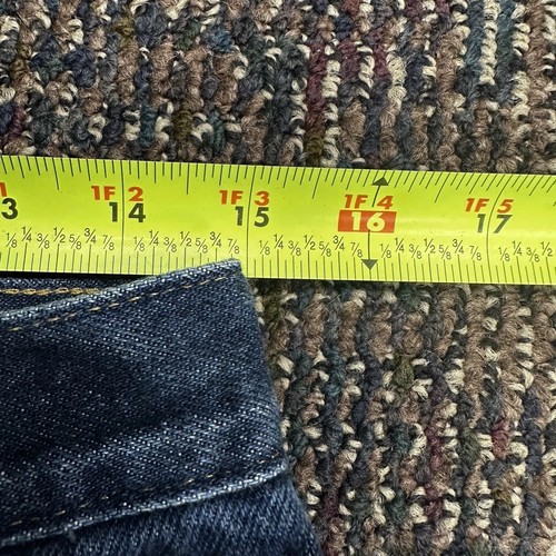 Carhartt Pants Blue Denim Jeans Relaxed Fit 100% Cotton Straight 30x30 381-83 - Picture 6 of 9