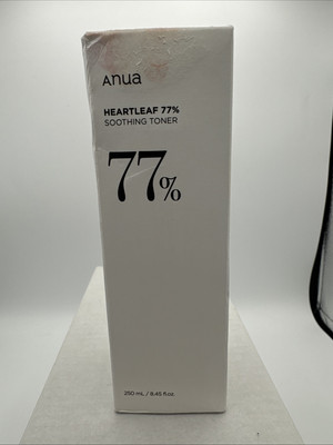 Anua Heartleaf 77% Soothing Toner 8.45 oz Moisturizing K-Beauty Exp 8/26 CN