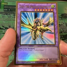 Gaia the Dragon Champion - MAGO-EN025 Premium Gold Rare 1st Edition Yugioh Card