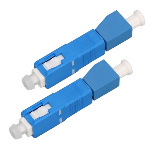 2x Fiber Adapter SC Male To LC Female Low Loss High Accuracy Widely Used SM NEW - Afbeelding 12 van 12