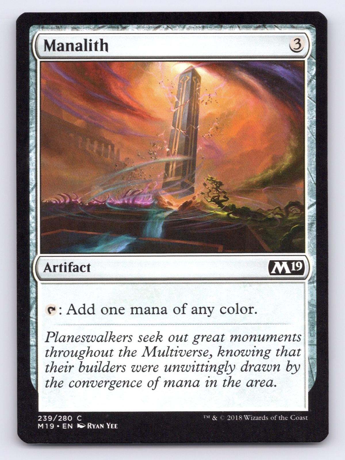 Manalith 239 Common Core Set 2019 Magic: The Gathering Near Mint
