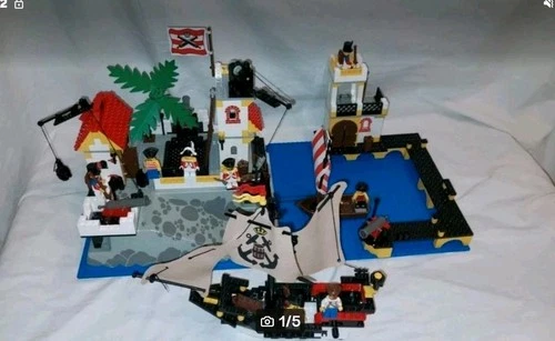 LEGO Pirates: Imperial Trading Post (6277) Pirateninsel, Alles ORIGINAL 