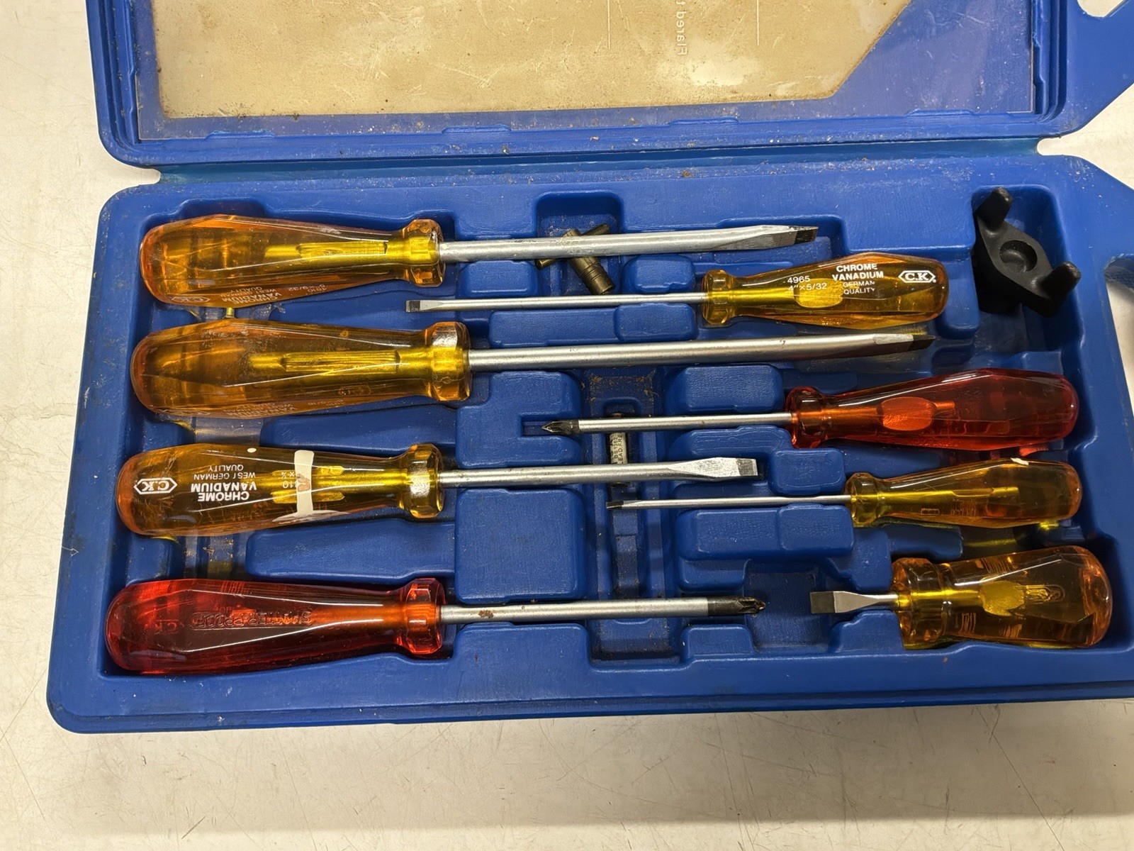 C.K Tools T4999B Slotted Phillips Screwdriver Set of