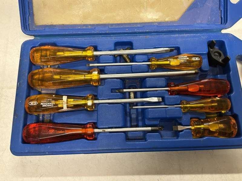 C.K Tools T4999B Slotted Phillips Screwdriver Set of