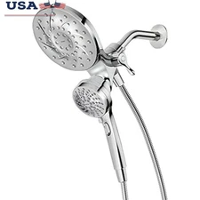 2.5 GPM Handheld/Rain Shower Head 2-in-1 Combo Featuring Magnetic Docking System