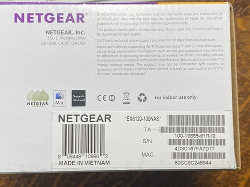NETGEAR AC1200 Wi-Fi Range Extender (EX6120-100NAS) - 第 2/6 張圖片