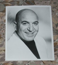 Telly Savalas, Kojak, James Bond, orginal signiert, Top Gro&szlig;foto