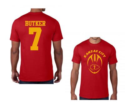 Harrison Butker Red T-Shirt #7 S-3Xl Kansas City Kicker
