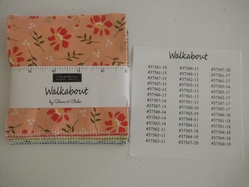 ♡ Walkabout – Sherri & Chelsea for Moda Fabrics – 1 Charm Pack - New ♡ - Picture 3 of 3