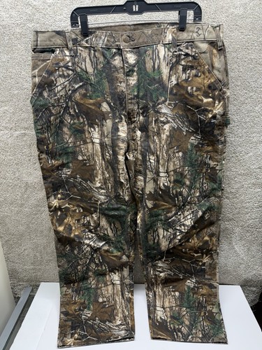 Vintage Carhartt Realtree Xtra Camo Work Wear Hunting Carpenter Pants 42x30