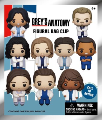3D Figural Keyring Grey's Anatomy Pack [1 RANDOM Figure] | eBay