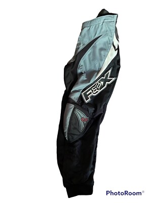 FOX Motocross Pants Men's Size 32 ATV Black Gray RN#97275 | eBay