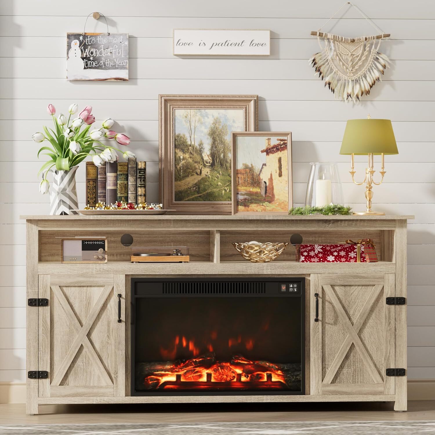 For Tvs Up To 65 Inch Highboy Entertainment Center