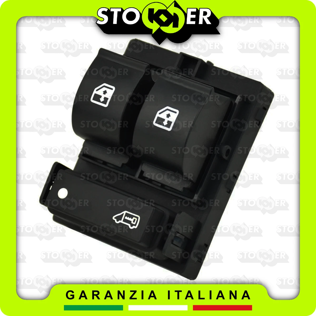 Interruttore Alzacristallo Elettrico Universale – Per Fiat Ducato, Doblo, Peugeot Boxer, Citroen Jumper (2006-2016) – Ricambio 6490X9
