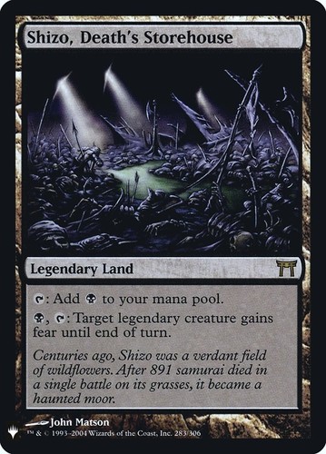 MTG Foil Shizo, Death's Storehouse - Champions of Kamigawa - CHK