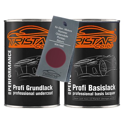 Autolack Set Dose für GM Hummer Pontiac Saturn WA166E Ruby Perl Metallic 2,0L