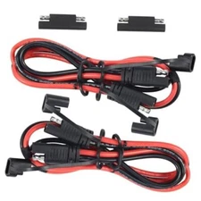 [2 Pack]  SAE to SAE Extension Cable - DC Power Heavy Duty 12AWG 2 Pin Quick 