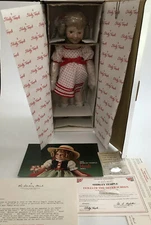 Shirley Temple Stand Up and Cheer Porcelain Doll Danbury Mint New NIB NRFB