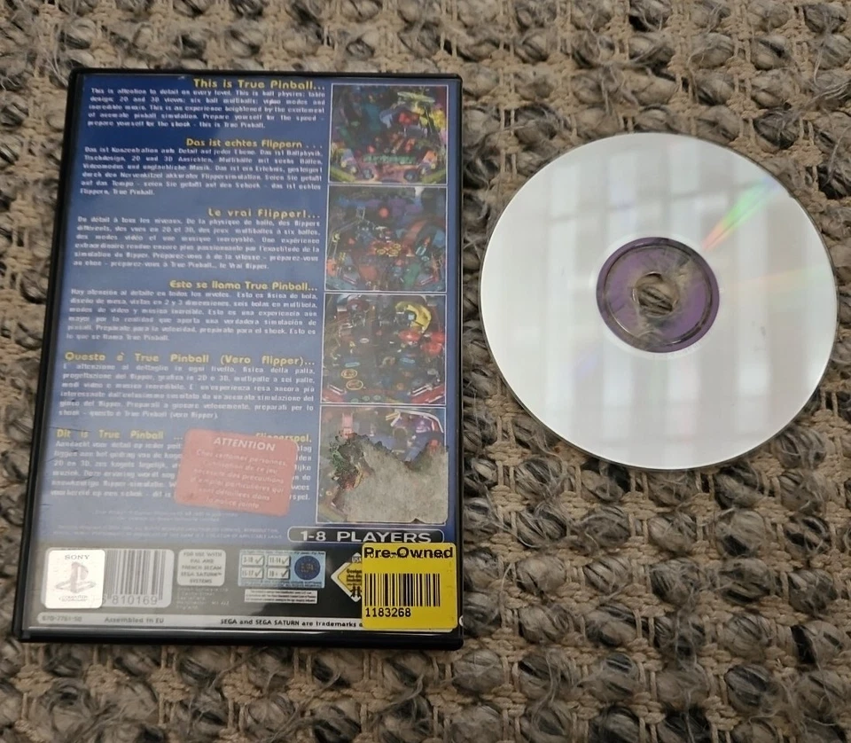 True Pinball PAL SEGA Saturn - Image 2 of 2