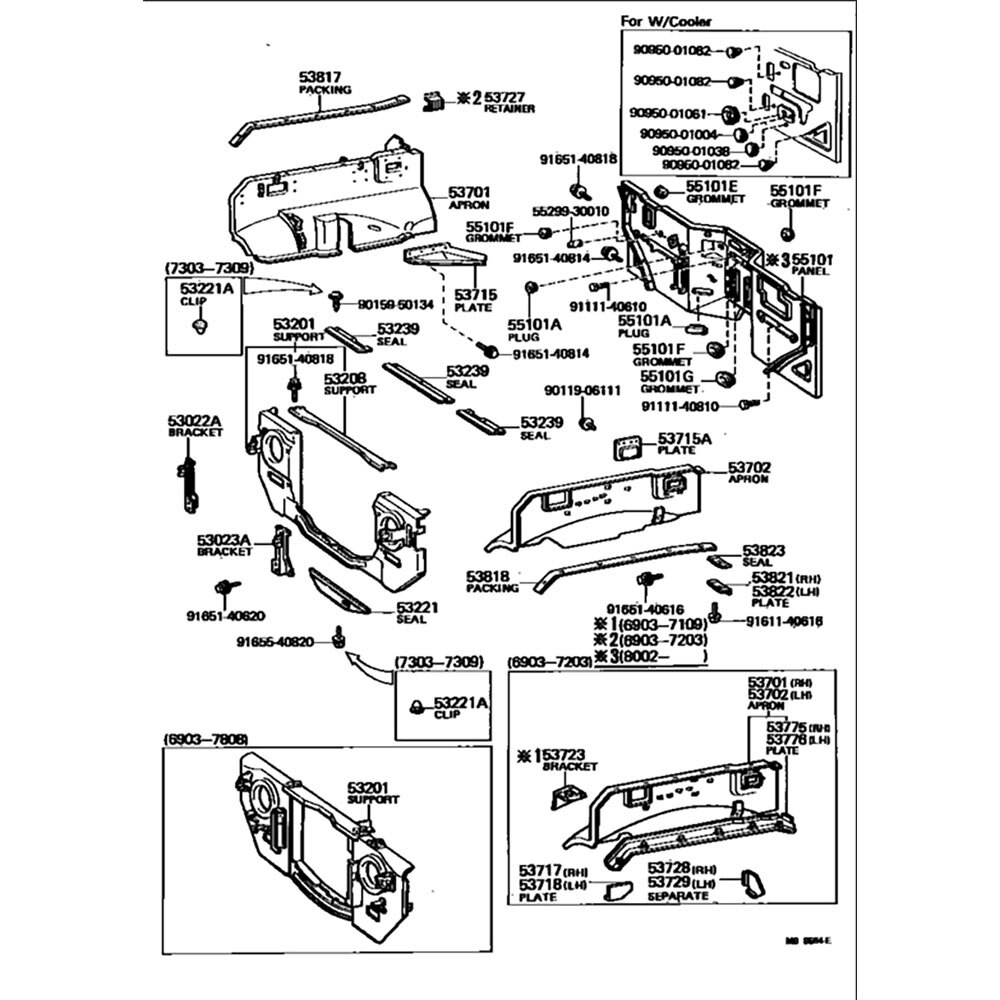 たなかページ Plug Hole Dash Panel For Toyota Land Cruiser BJ70 71 FJ55 FJ70