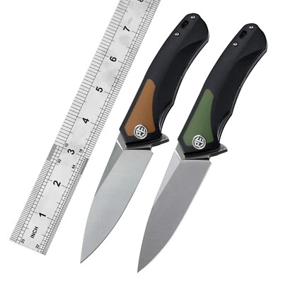 Petrified Fish PF838 Pub,D2 Blade,G10/Carbon Fiber & G10 Handle Floding knife