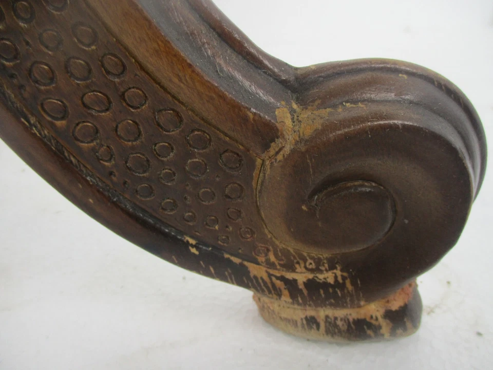 Standing Hall Tree Coat Hallway Rack Brass Wood Eyecatcher Hollywood regency WOW - Image 3 of 4