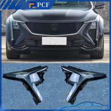 For Cadillac CT5 2025 Left+right Side Headlight Lens Cover+Sealant Glue pair