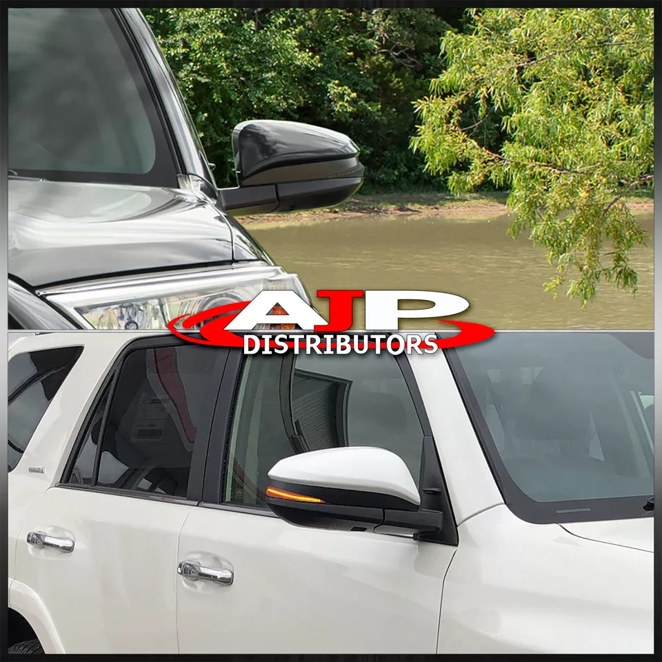 Smoke Sequential LED Side Mirror Signal Light Lamps For 2014-2021 Toyota 4Runner - Image 4 of 4