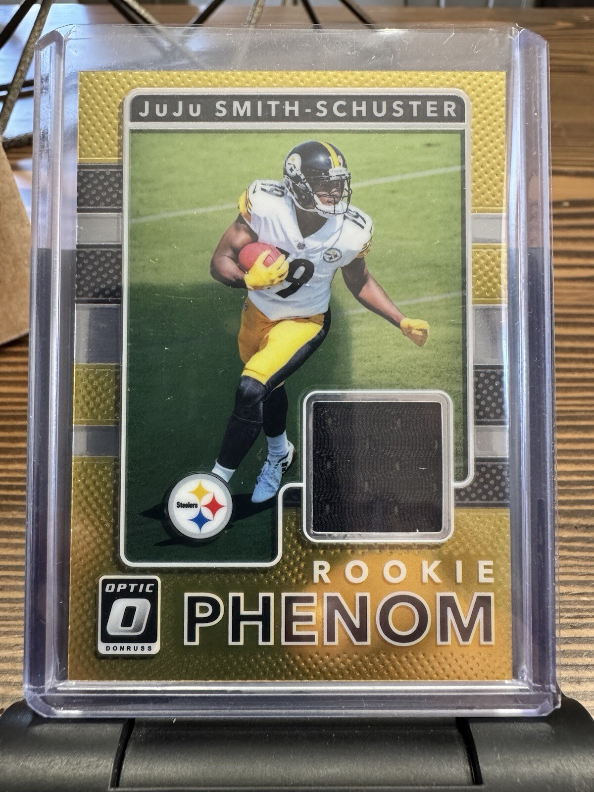 2017 Panini Optic Rookie Phenom #16 JuJu Smith-Schuster Steelers Patch
