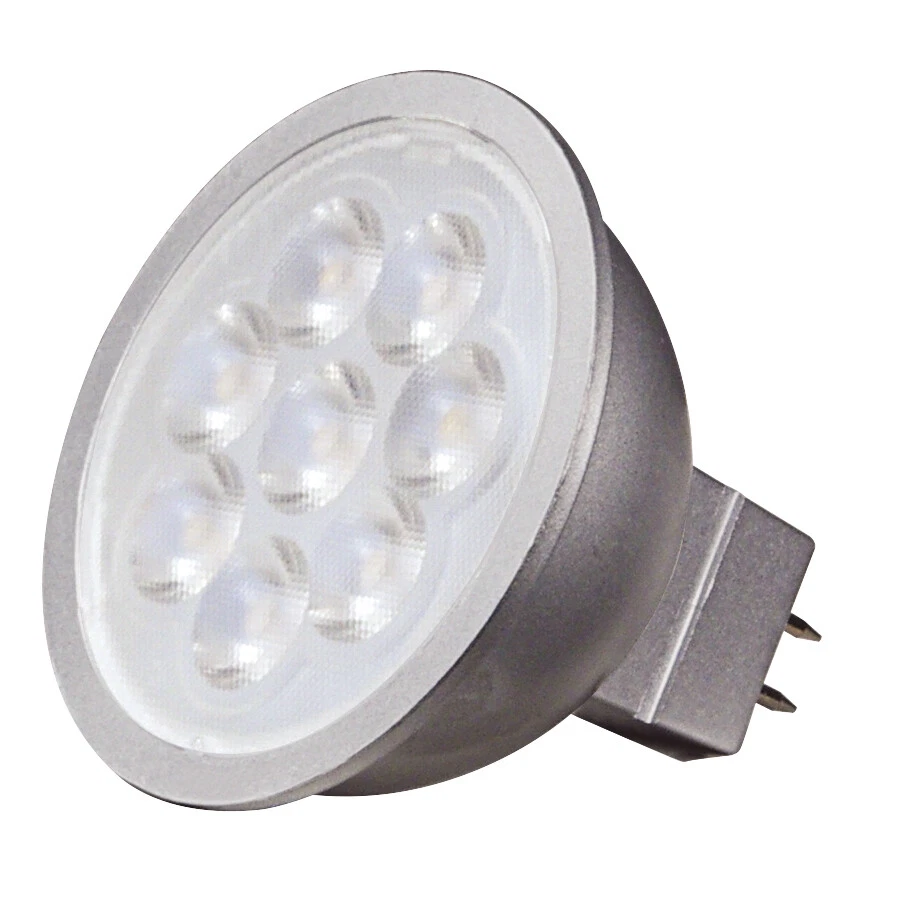 Satco S9492 LED 25 度窄洪水 6.5 瓦 = 50 瓦 12 伏 MR16 2 针 GU5.3 3500K — 第 3/3 张图片