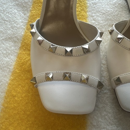 NEW Valentino Garavani Leather Rockstud Wedge Sandal Womens SIze 40 US 10 ITALY - Picture 3 of 22