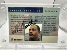 1991 Pro Line Portraits Autographs 291 Issiac Holt Auto Autograph