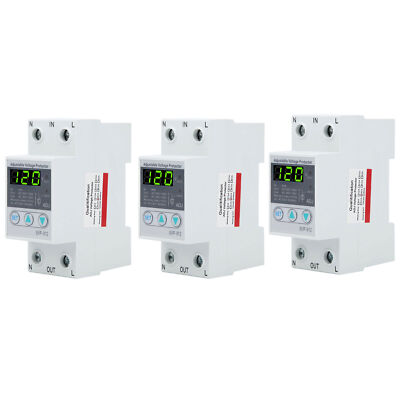 SVP 912 120VAC Adjustable Automatic Reset Voltage Current Protector 40A/63A/80A