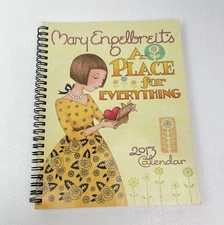 Mary Engelbreits A Place For Everything Multicolor 2013 Calendar Notebook