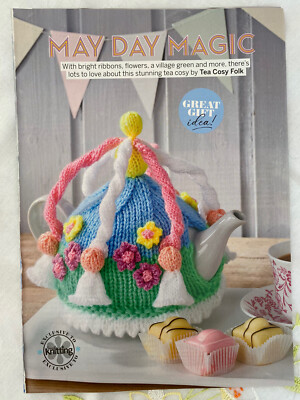 Simply Strickanleitung Tea Cosy Folk Maifeiertag Zauberstange gestrickt Küche Geschenk