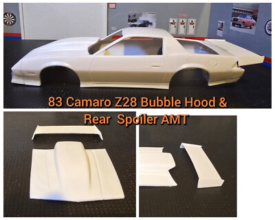 Resin Rear Spoiler & Stinger Hood Combo for '66 Nova AMT 1/25. HOT