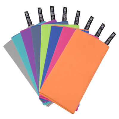Quick Dry Microfiber Beach Towel 30'' x 60'', Sand Free Travel Towel with Clip