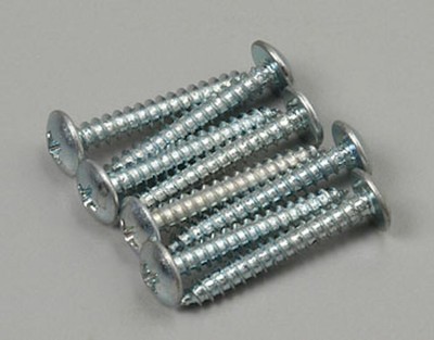 Great Planes GPMQ3164 #6 X 1'' Phillips Head Sheet Metal Screws (8)