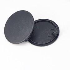 20Pcs 35mm Dia Plastic Concealed Hinge Hole Cover Hole Plugs, Black