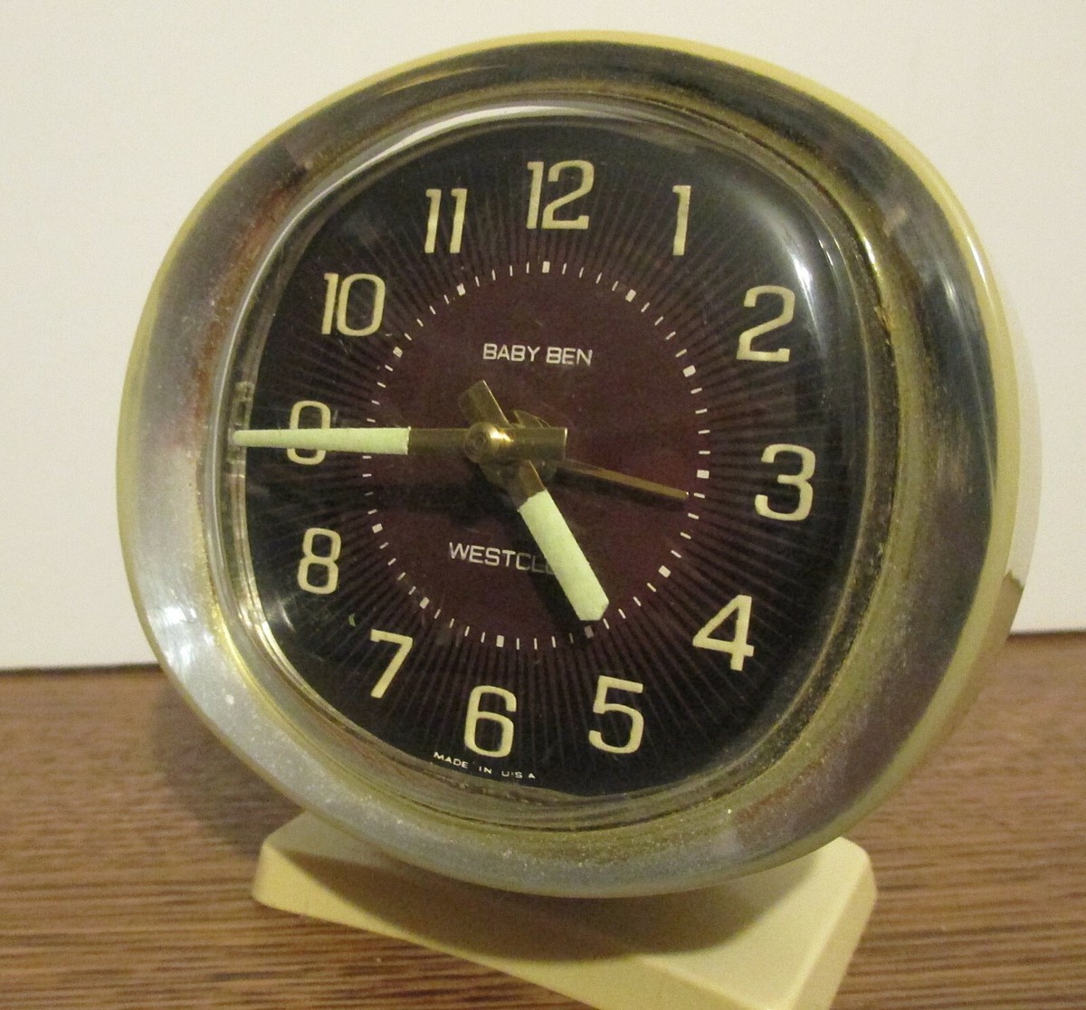 【可動品】1920年代 Westclox社製 自動車用時計 可動品】1920年代 Westclox社製 自動車用時計