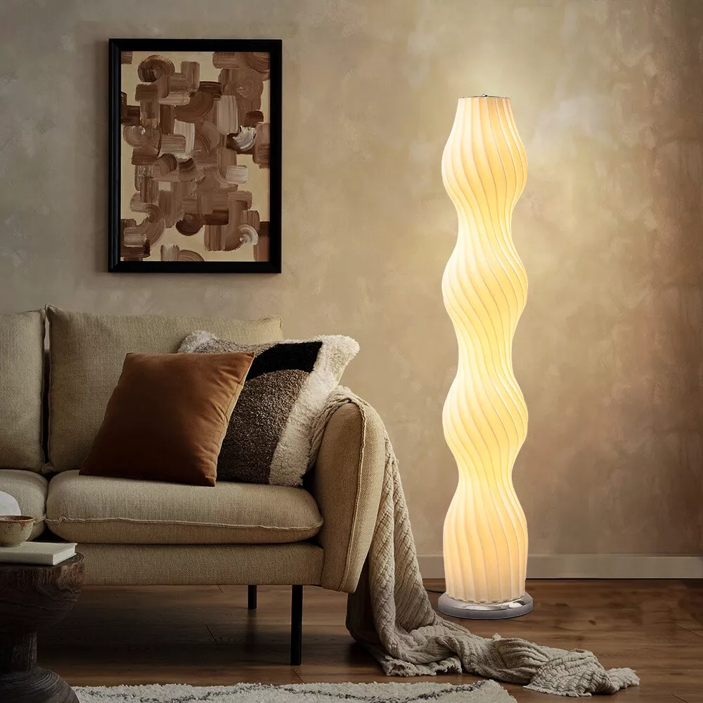 Tall Lantern LED Floor Lamp House Corner Standing Night Light WarmWhite Lighting