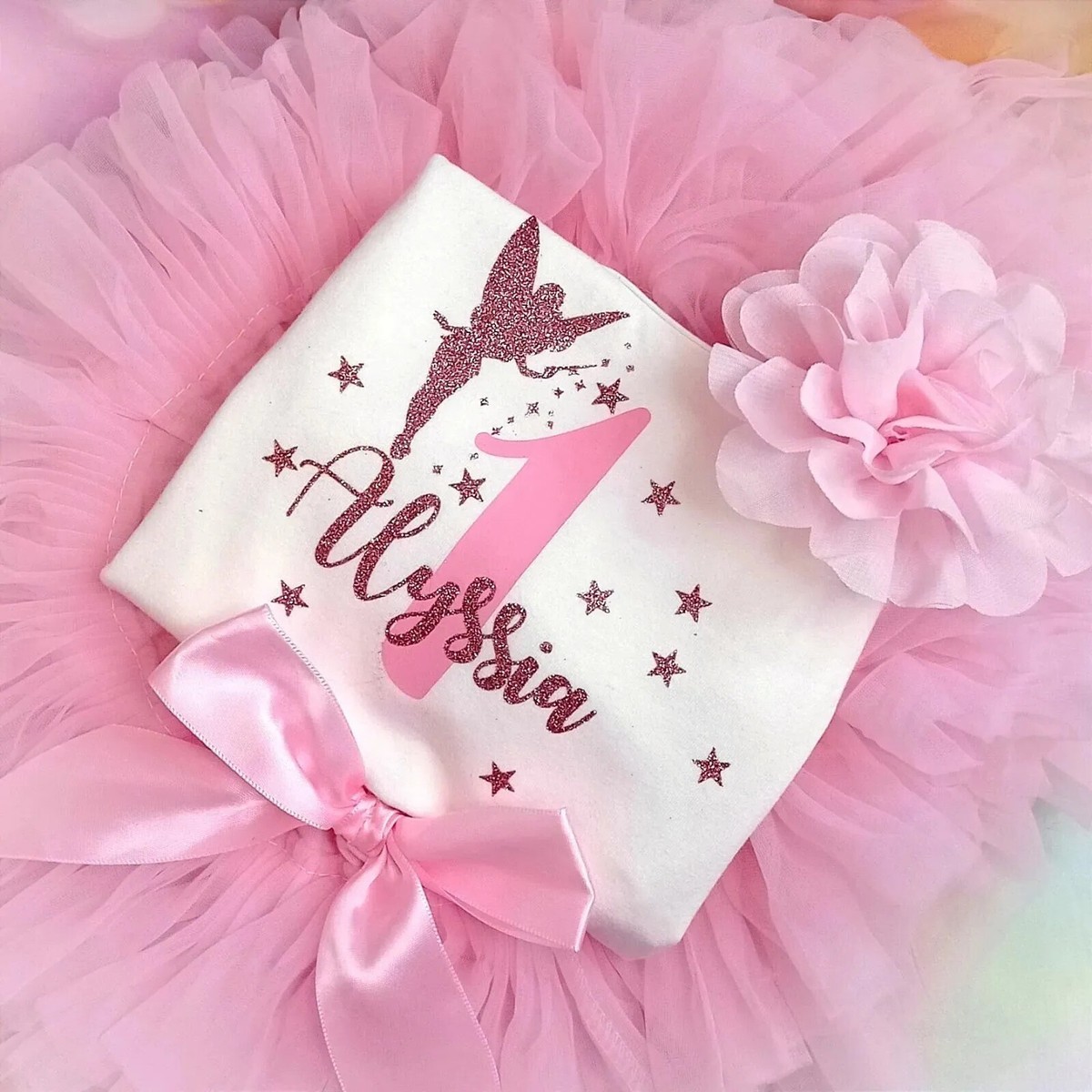 First 1st Birthday Outfit Party Dress Cake Smash Tutu Knickers Age